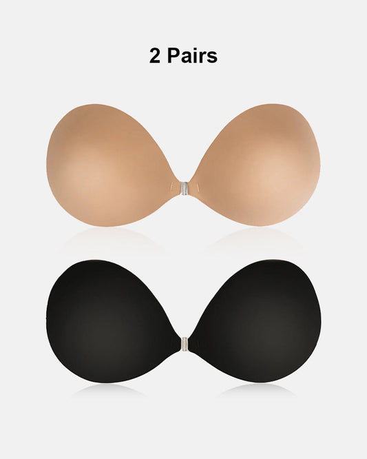 The Invisible Couture Bra – #1 Choice for Strapless Lift (2 Pairs)