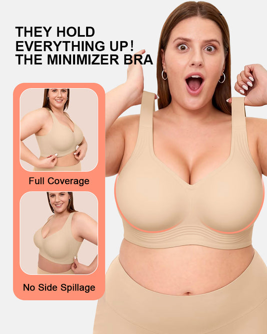 Sujetador inalámbrico Push Up de gel con cobertura completa