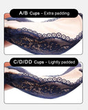 Lace Underwire Padded Push Up Bra