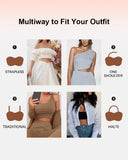 Full Support Non-Slip Convertible Bandeau Bra