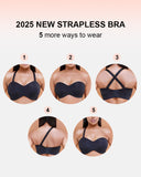 Full Support Non-Slip Convertible Bandeau Bra