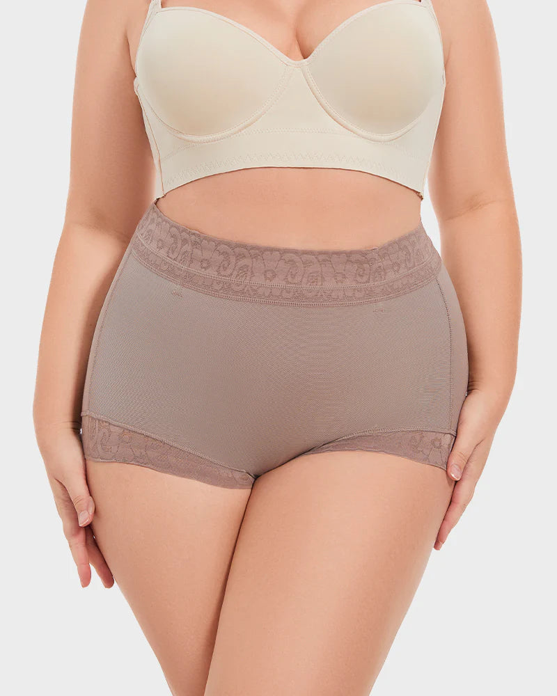 Faja pantalón de cintura alta, control de abdomen, levanta glúteos, sin costuras y transpirable