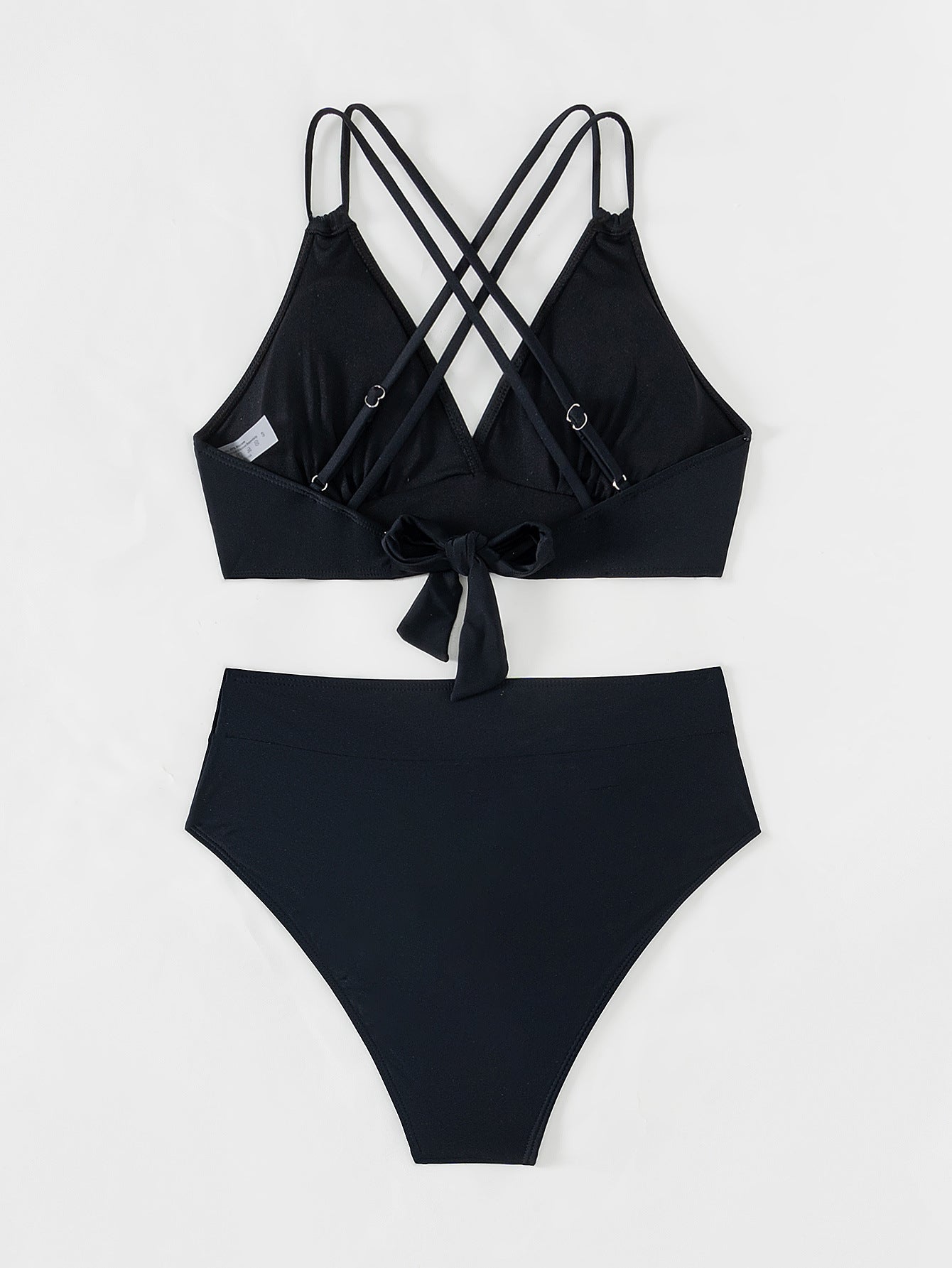 High Waisted Criss Cross Bikini Sets