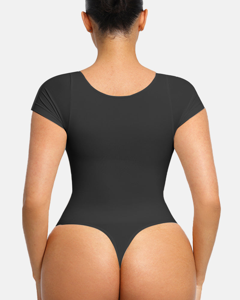 V Neck Tummy Control Seamless Shapewear