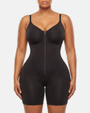 Ultra-Stretch Zip-Up Bodysuit — Sculpting Support & All-Day Comfort