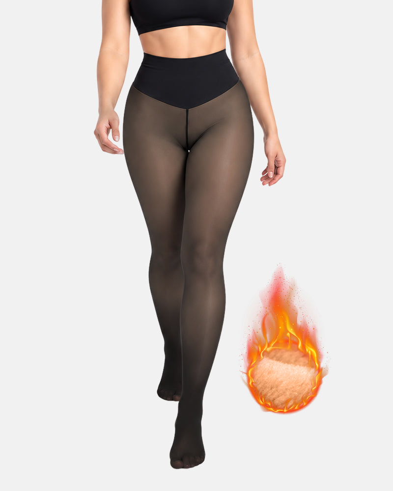 Slim-Fit Fleece Tights with Tummy Control Waistband（Buy 1 Get 1 Free）