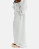 Women's Solid Pocket Pants Wide Leg