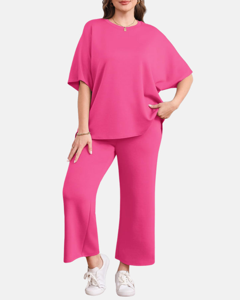 Conjunto de Salón Relax AERIA™ – Edición Pantalones de Pierna Ancha