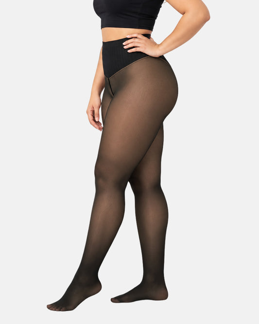 Slim-Fit Fleece Tights with Tummy Control Waistband（Buy 1 Get 1 Free）