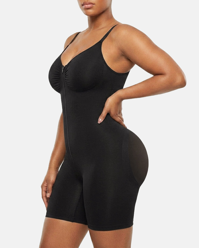 Bodysuit elástico con cremallera: sujeción moldeadora y comodidad durante todo el día