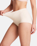 Braguitas de control de abdomen de cintura alta sin costuras de seda helada