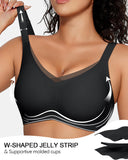 V Mesh Seamless Push-Up Wireless Bra