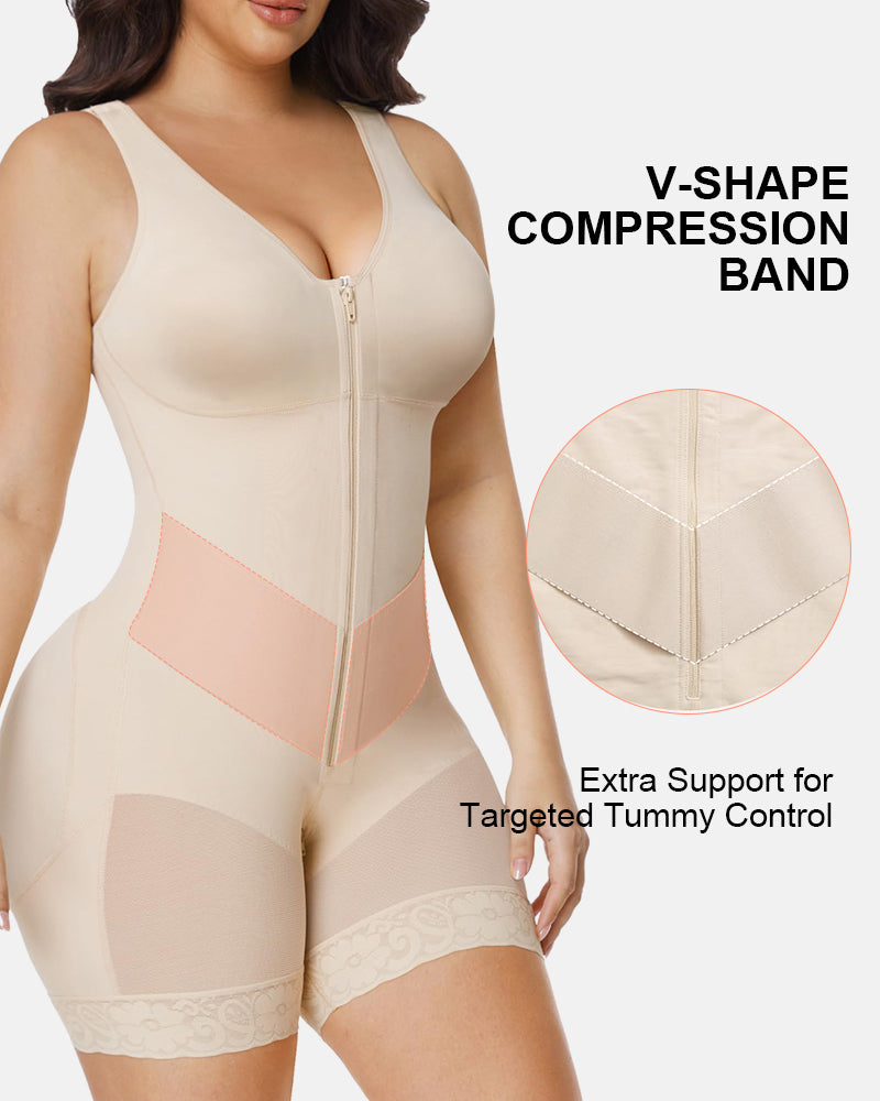 Faja posparto de control abdominal con banda elástica esculpidora en forma de V