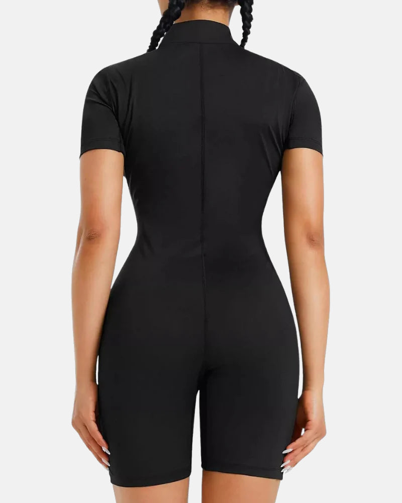 Camiseta sin mangas de sauna ajustable para mujer con retención de calor y control de abdomen