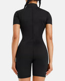 Camiseta sin mangas de sauna ajustable para mujer con retención de calor y control de abdomen