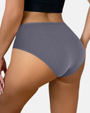 Tangas sin costura de cintura alta con control de abdomen para mujer