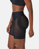 PowerUp Firm Compression Butt Lifter Shaper Shorts with Ruched Seam & Lift Bands