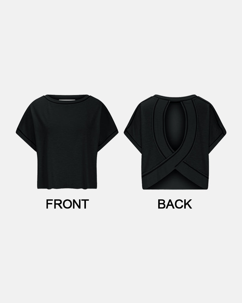 Camisetas sin mangas con tirantes finos, bordado troquelado y cuello redondo