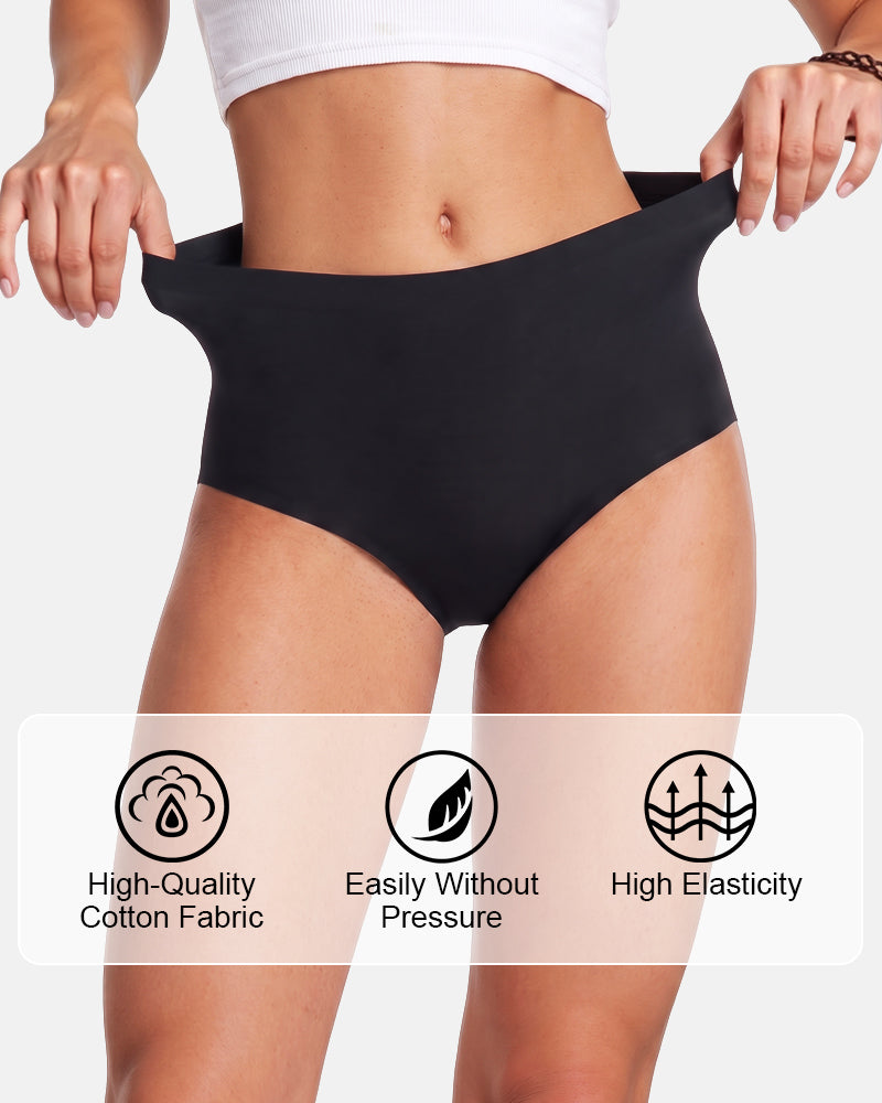 Women No Show High Waist Underwear