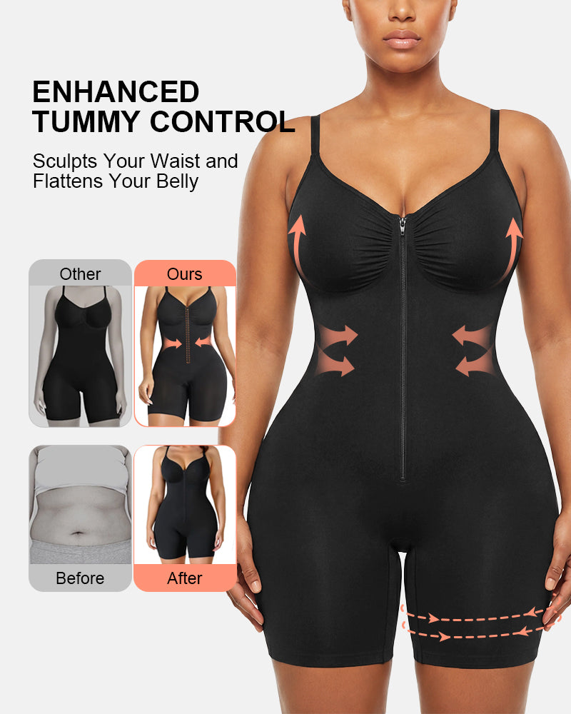 Tummy and waist shaping zones