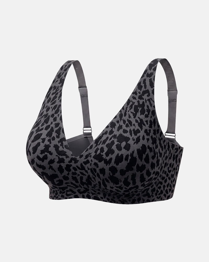 Seamless Deep V Push-Up Wireless Bra