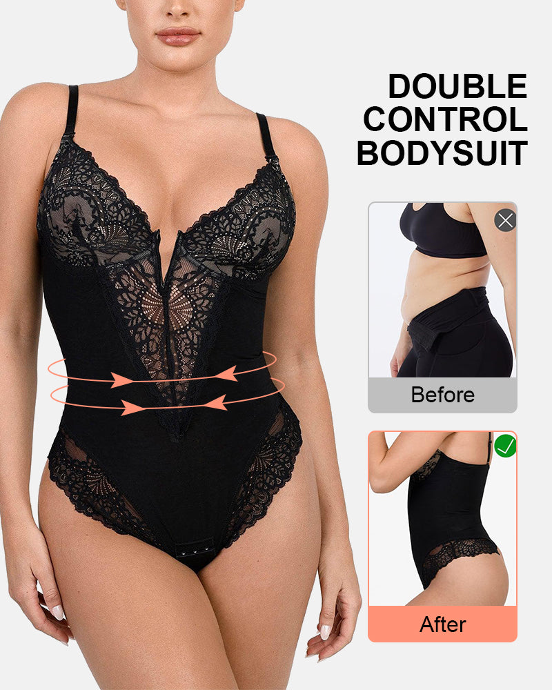 Built-In Shapewear Lace Bodysuit Or Jumpsuit Or Dress