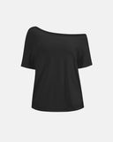 Solid Color Minimalist Loose Fit Short Sleeve T-shirt