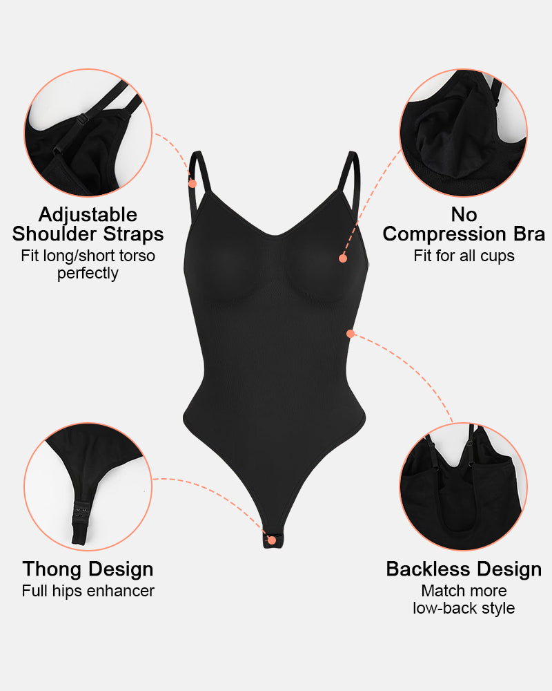Body faja sin espalda de tanga