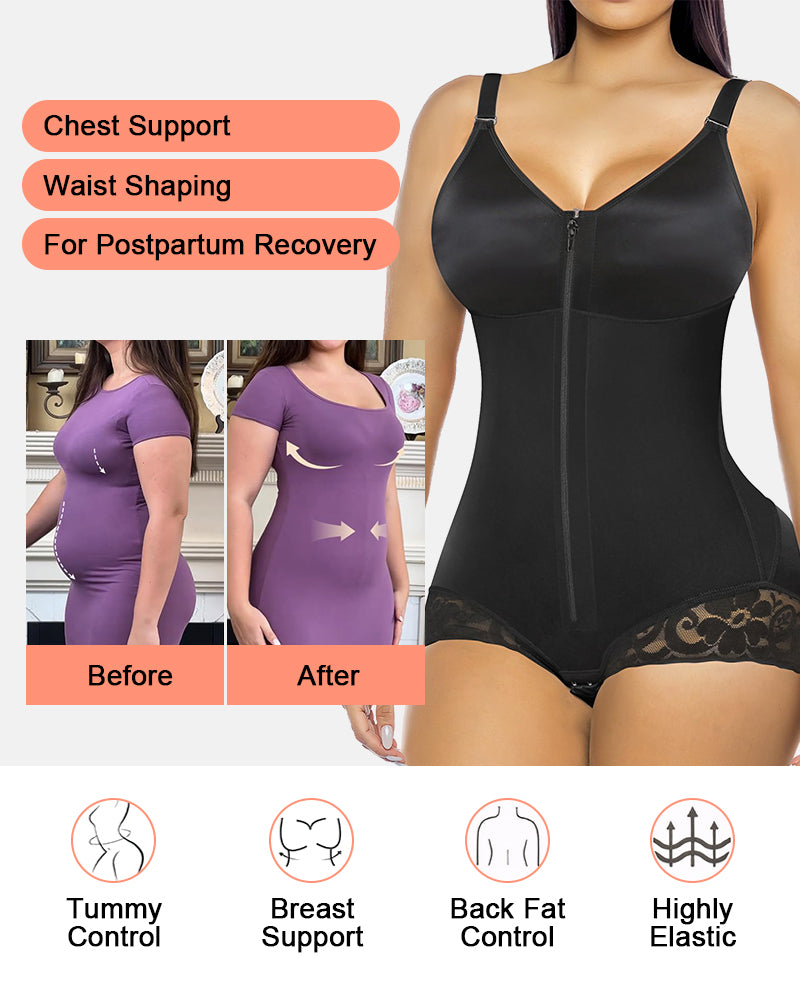 Fajas Colombianas con Control de Abdomen para Mujer, Tipo Short, Ideales para Usar con Pantalones Cortos y Faldas en Verano