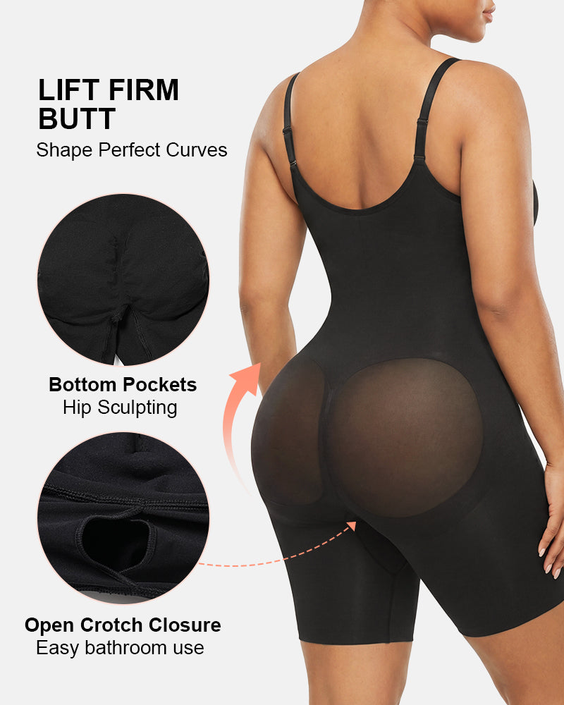 Rear contour and open-gusset construction