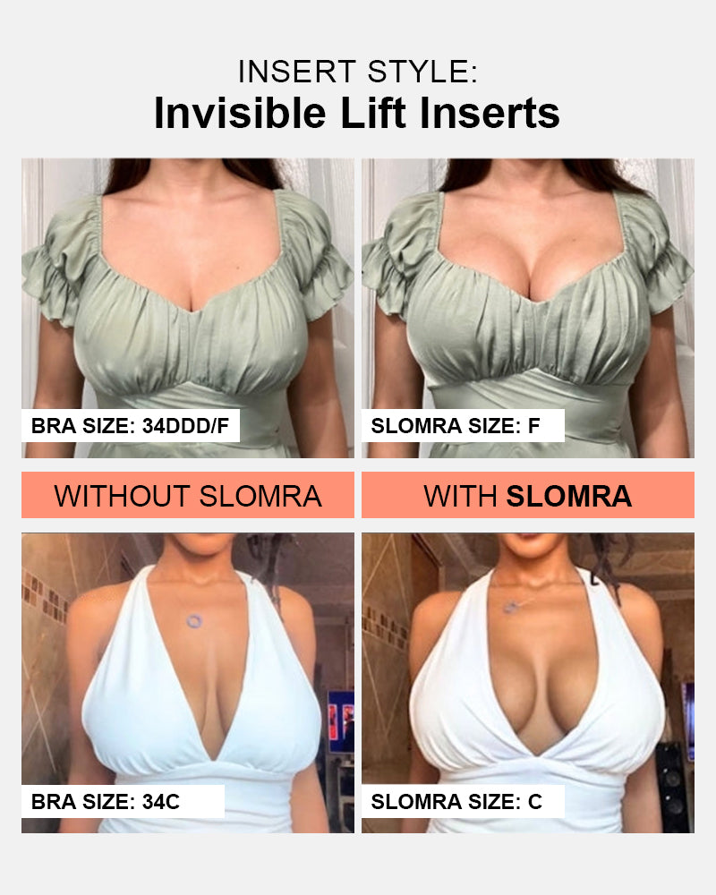 Almohadillas de realce invisibles con adhesivo de doble cara (2 pares)