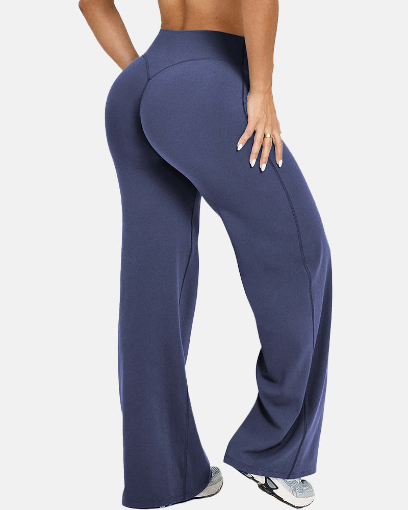 SoftMotion Straight Leg High Waisted Loose-Fitting Casual Pants