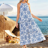 Elegantes vestidos boho largos y fluidos