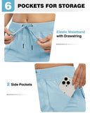 Pantalones Capri Cargo Ligeros Casuales de Verano para Mujer