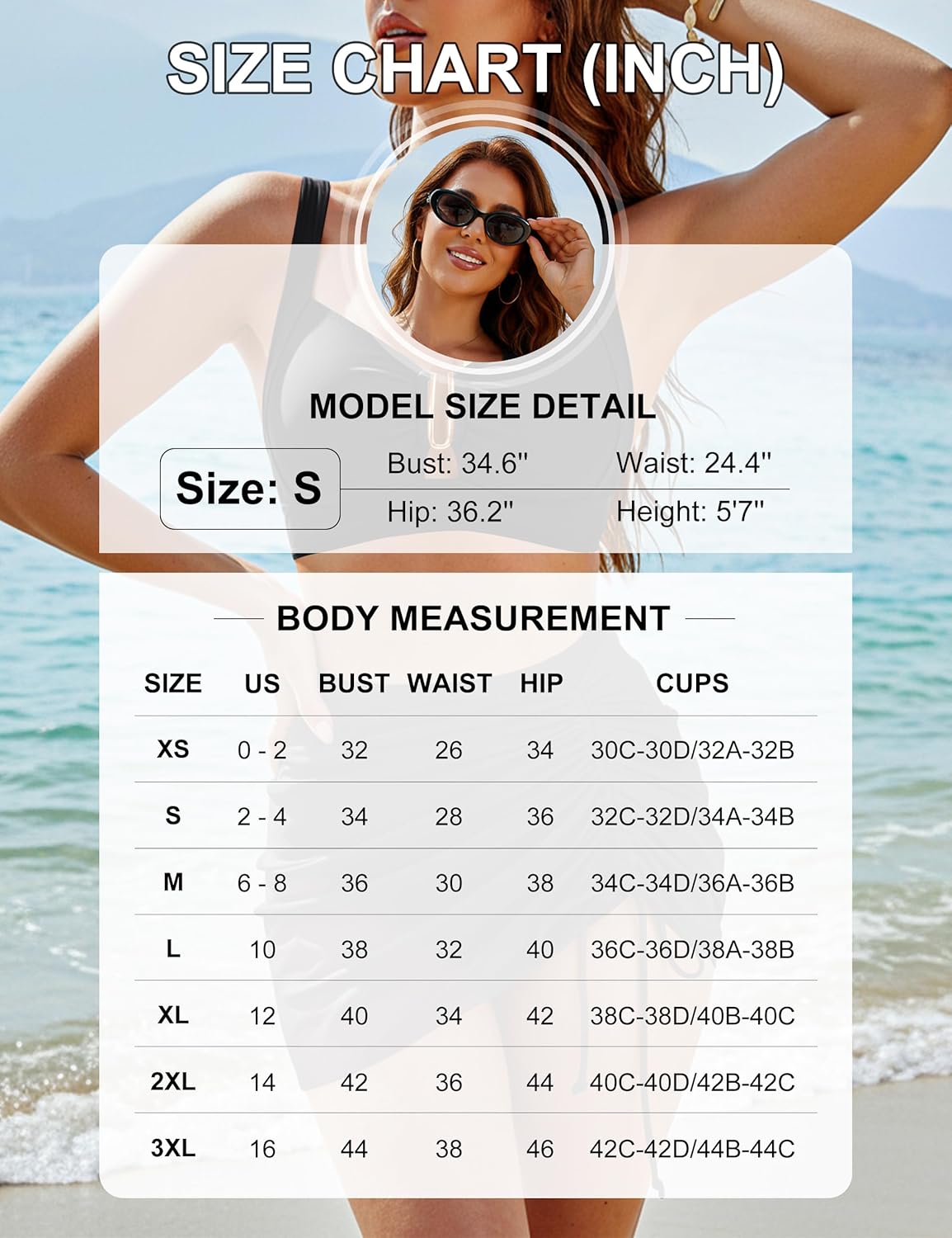 Trajes de baño con control de abdomen y aro tipo U