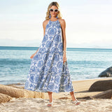 Elegantes vestidos boho largos y fluidos