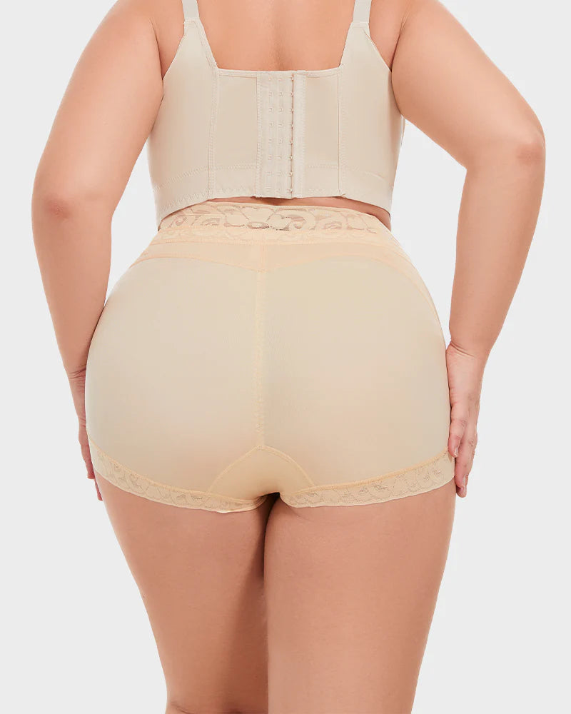Faja pantalón de cintura alta, control de abdomen, levanta glúteos, sin costuras y transpirable