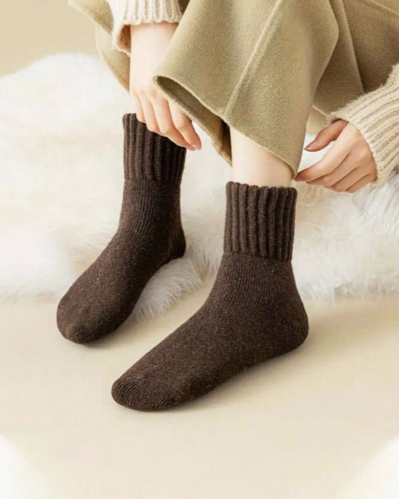 Boot Socks for Women - Thick Winter Knit Warm Socks(5 Pairs)