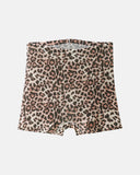 Leopard Seamless Mid-Rise Ice Silk Boyshorts 6-Pack