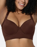 Full Back Coverage Underwire Push-Up Shaper Bra - All Sizes