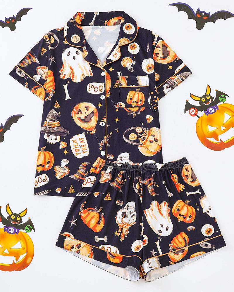 Spooky Cute Halloween Pajamas Family Matching Set