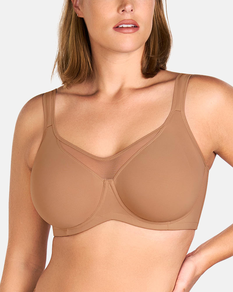 Minimizer Bra Full Coverage Comfort Cooling Wide Strap