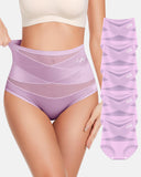 Lucky High-Waist Tummy Control Seamless Shaping Panties (5 Pack)
