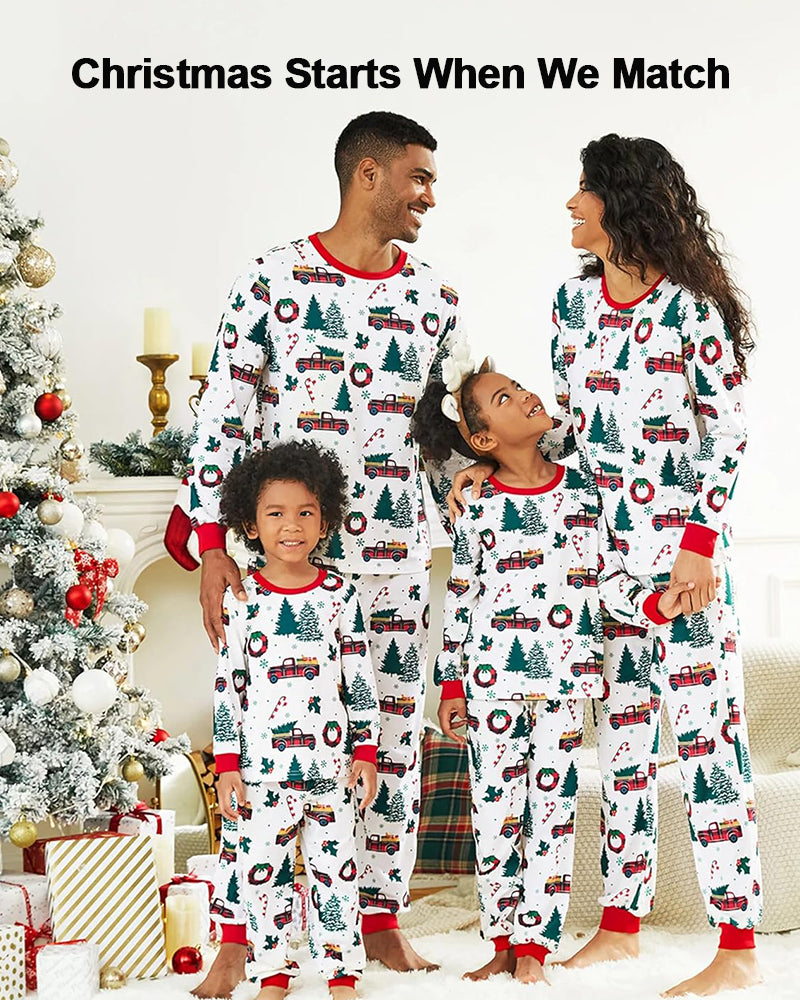 Christmas Family Matching Pajama Sets - Soft & Festive