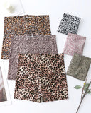 Leopard Seamless Mid-Rise Ice Silk Boyshorts 6-Pack