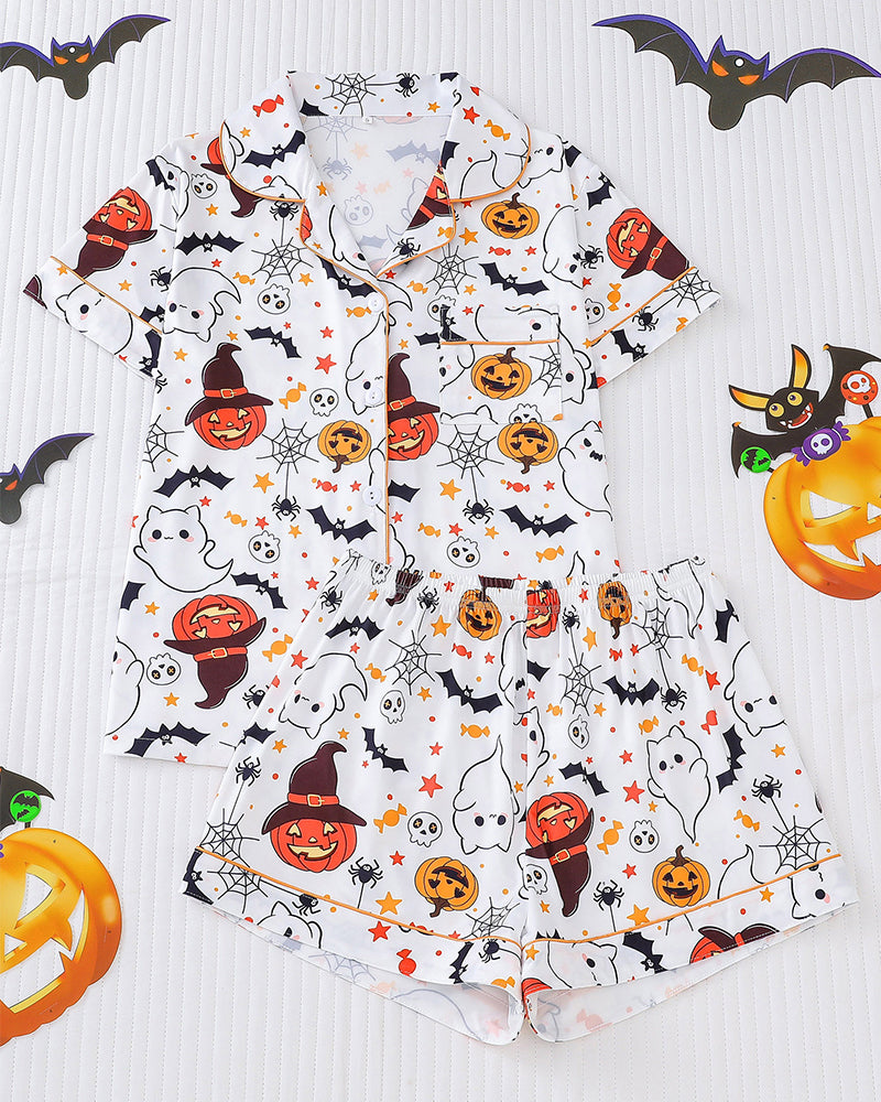 Spooky Cute Halloween Pajamas Family Matching Set