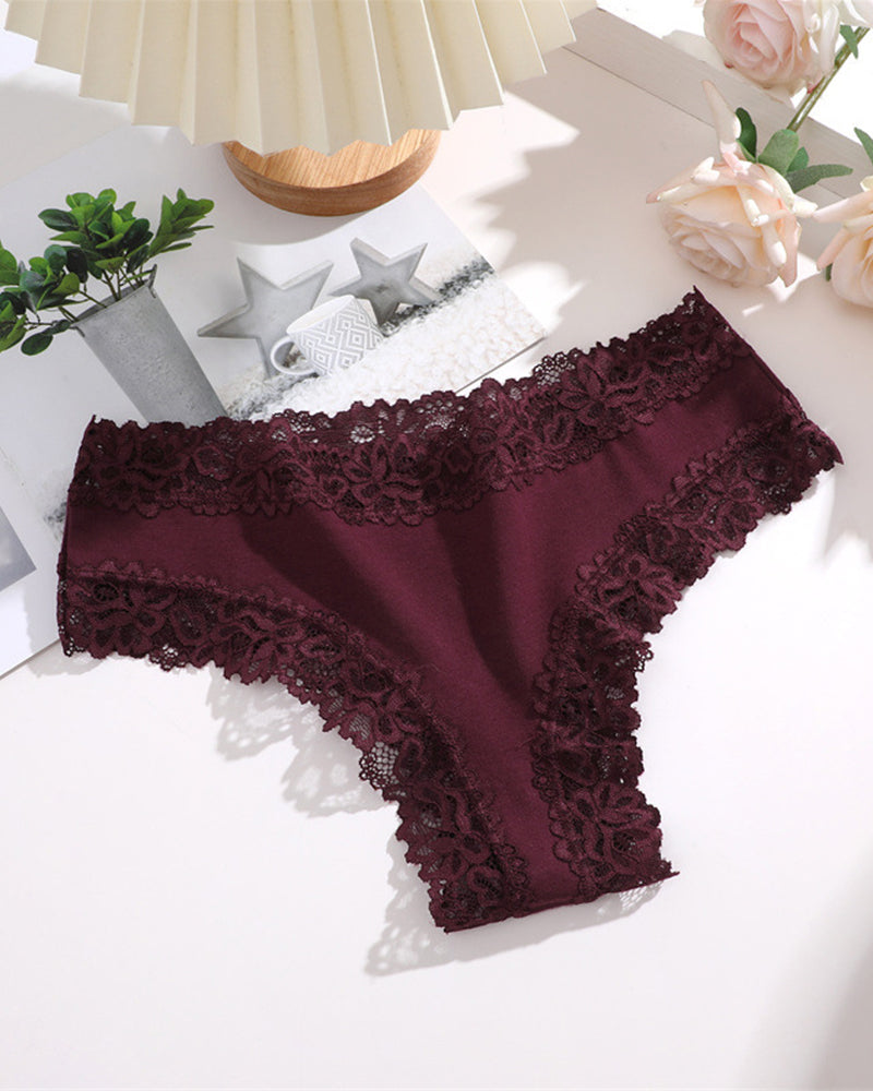 Comfy Cotton Sexy Cheeky Panties 10-Pack