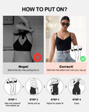 Women Tummy Control Bodysuit Mid Thigh Body Shaper