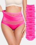 Lucky High-Waist Tummy Control Seamless Shaping Panties (5 Pack)