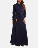 Women's 2-Piece Hoodie and Split Skirt Lounge Set